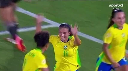 Brasil 2 (5) x (3) 2 Chile | Gols e pênaltis | Semifinal | Sul-Americano Sub-17 feminino